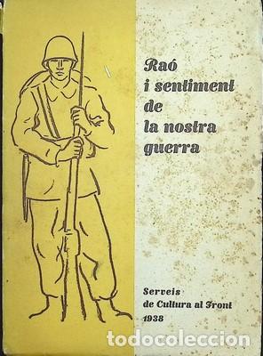 Libros: Ra&oacute; i sentiment de la nostra guerra
