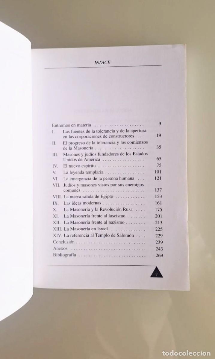Libros: Jud&iacute;os y Francmasones, Daniel Beresniak, Kompas - Foto 4