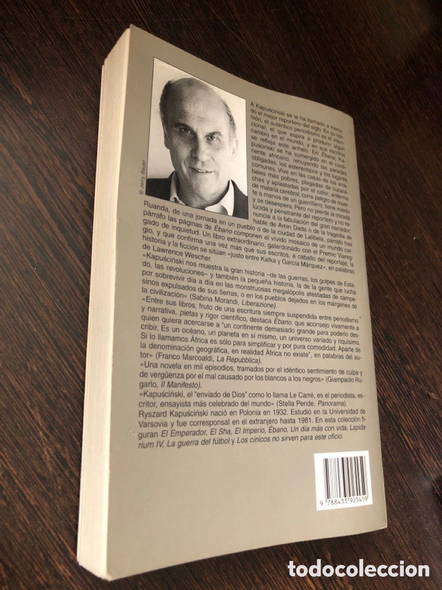 Libros: EBANO RYSZARD KAPUSCINSKI CRONICAS ANAGRAMA - Foto 3