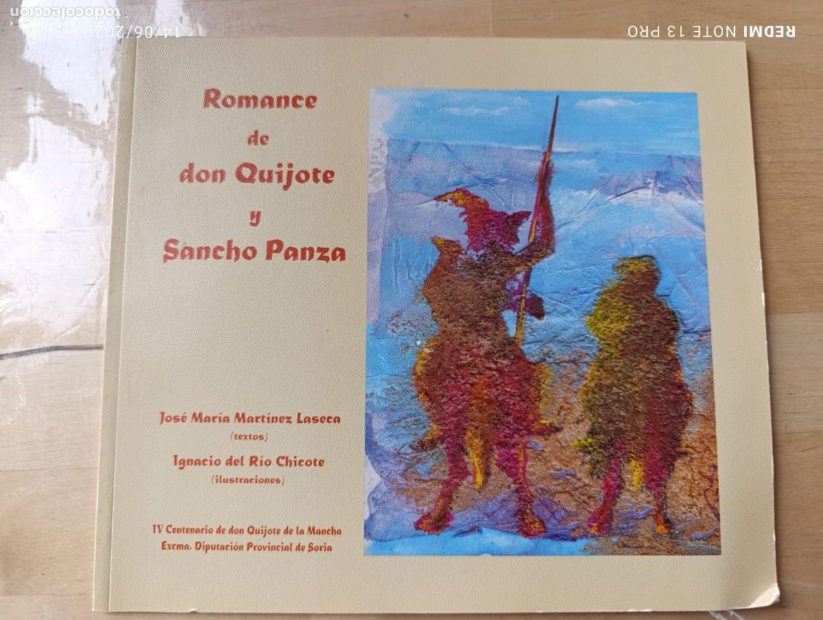 Libros: ROMANCE DE DON QUIJOTE Y SANCHO PANZA.