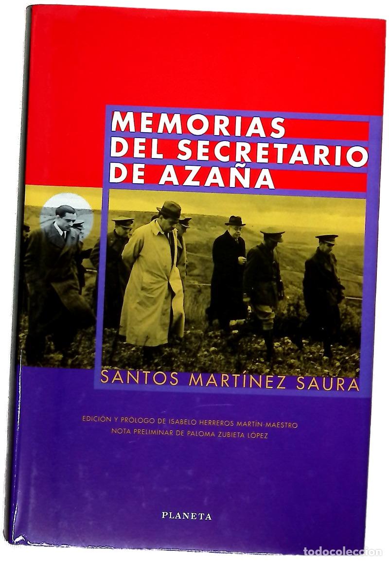 Libros: Memorias del secretario de Aza&ntilde;a