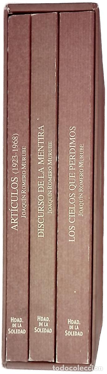 Libros: Obras Escogidas. Art&iacute;culos, Discursos de la Mentira, Los cielos que perdimos