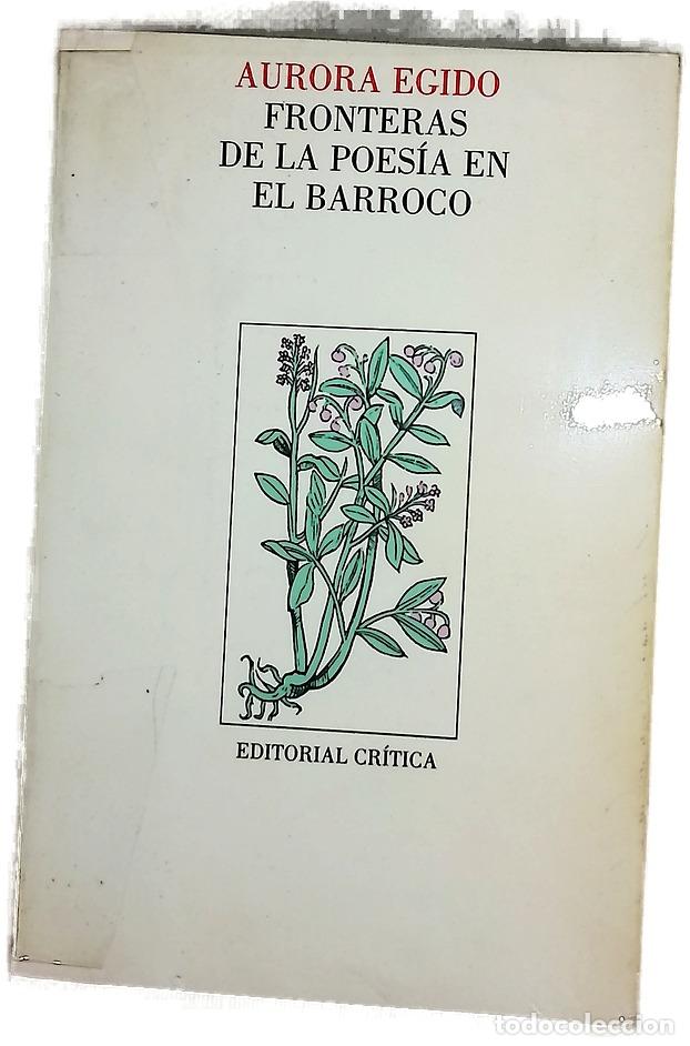 Libros: Fronteras de la poes&iacute;a en el barroco