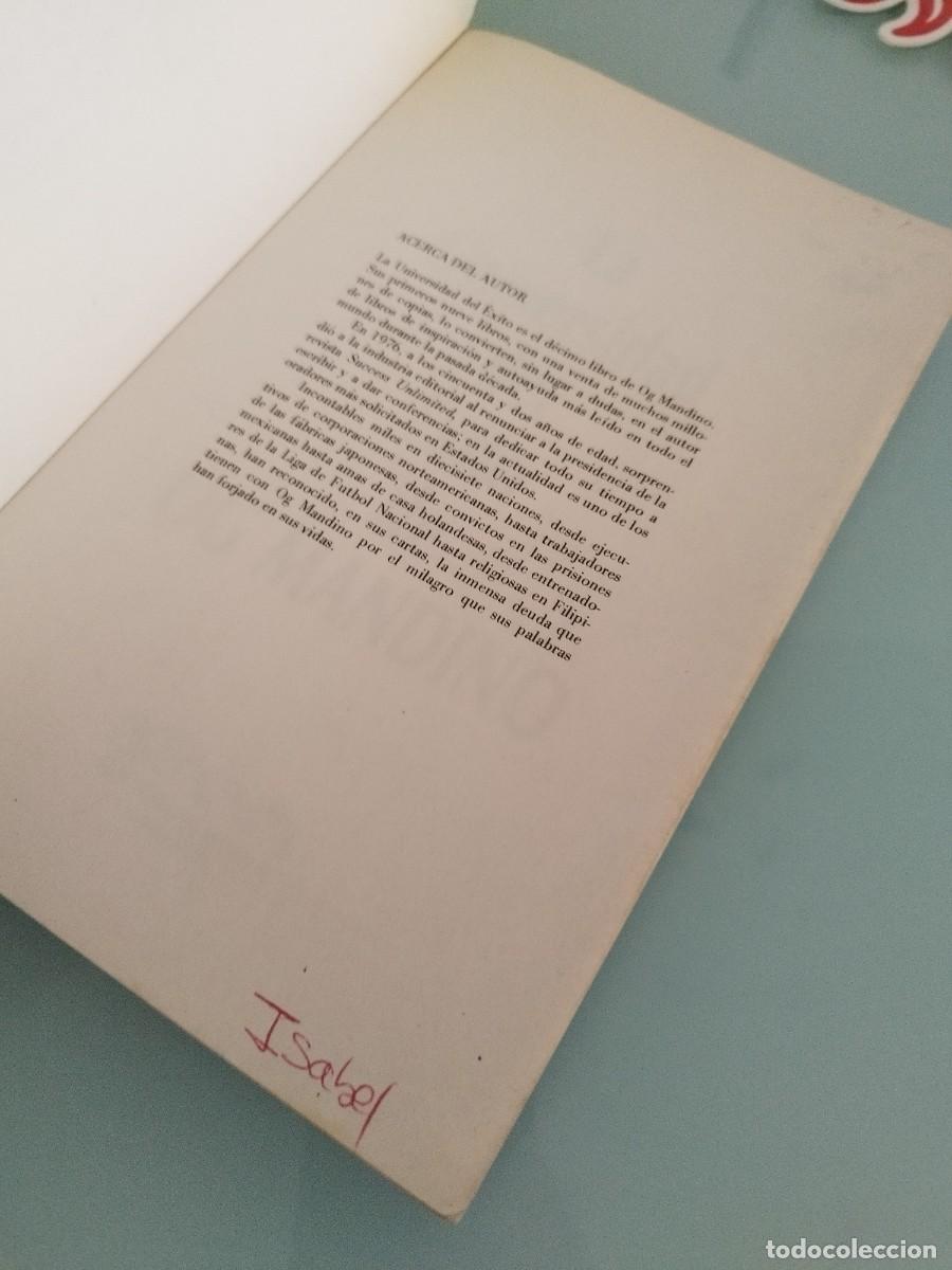 Libros: La Universidad del &Eacute;xito. Mandino, Og. Libro autoayuda. - Foto 3