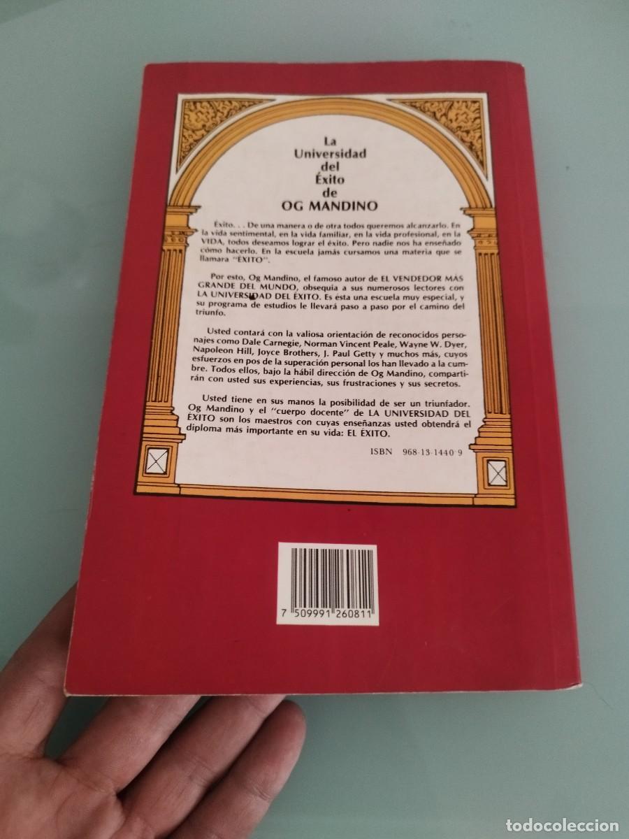 Libros: La Universidad del &Eacute;xito. Mandino, Og. Libro autoayuda. - Foto 8