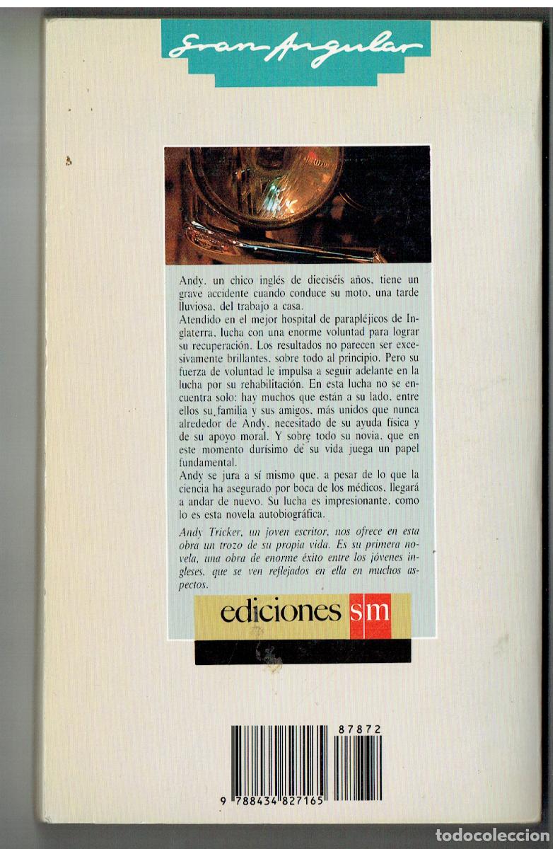 Libros: VOY A VIVIR. ANDY TRICKER. GRAN ANGULAR. EDC. SM. 1990.(ST/PR4) - Foto 2