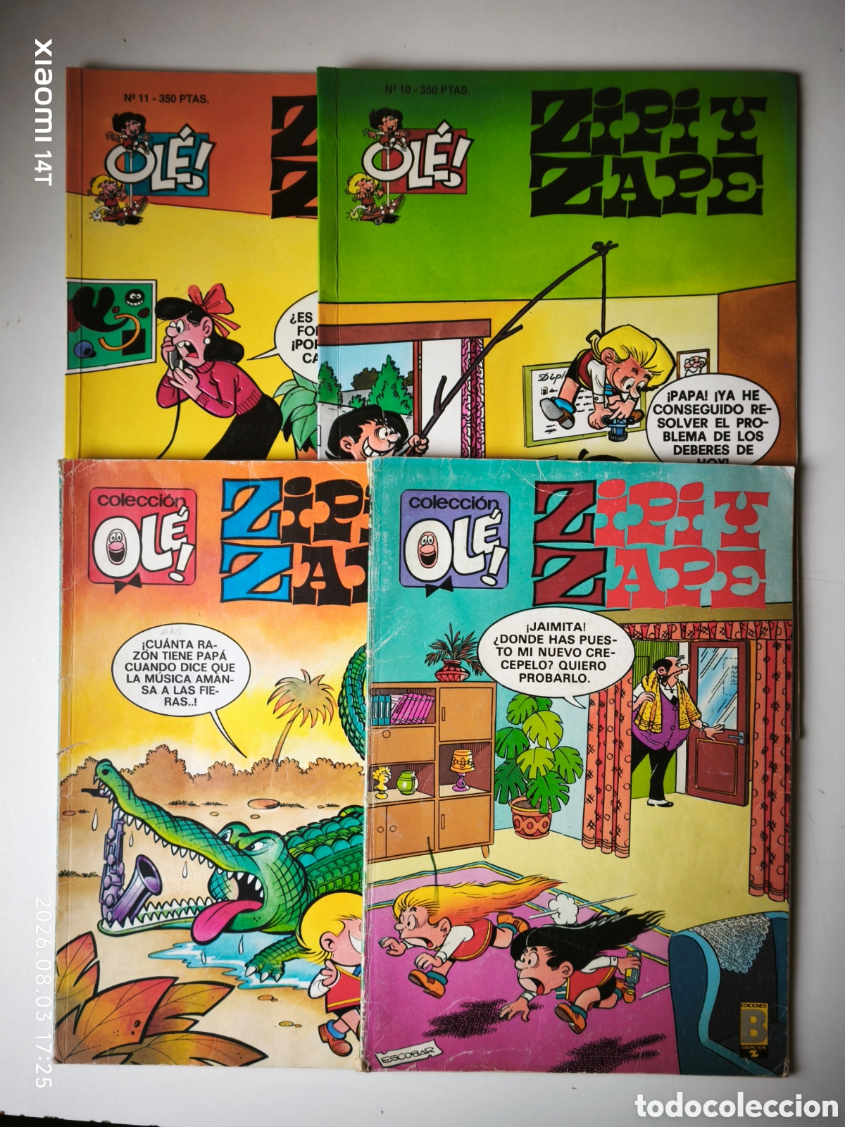 Libros: Lote 4 COMICS ZIPI ZAPE(EDICIONES B).