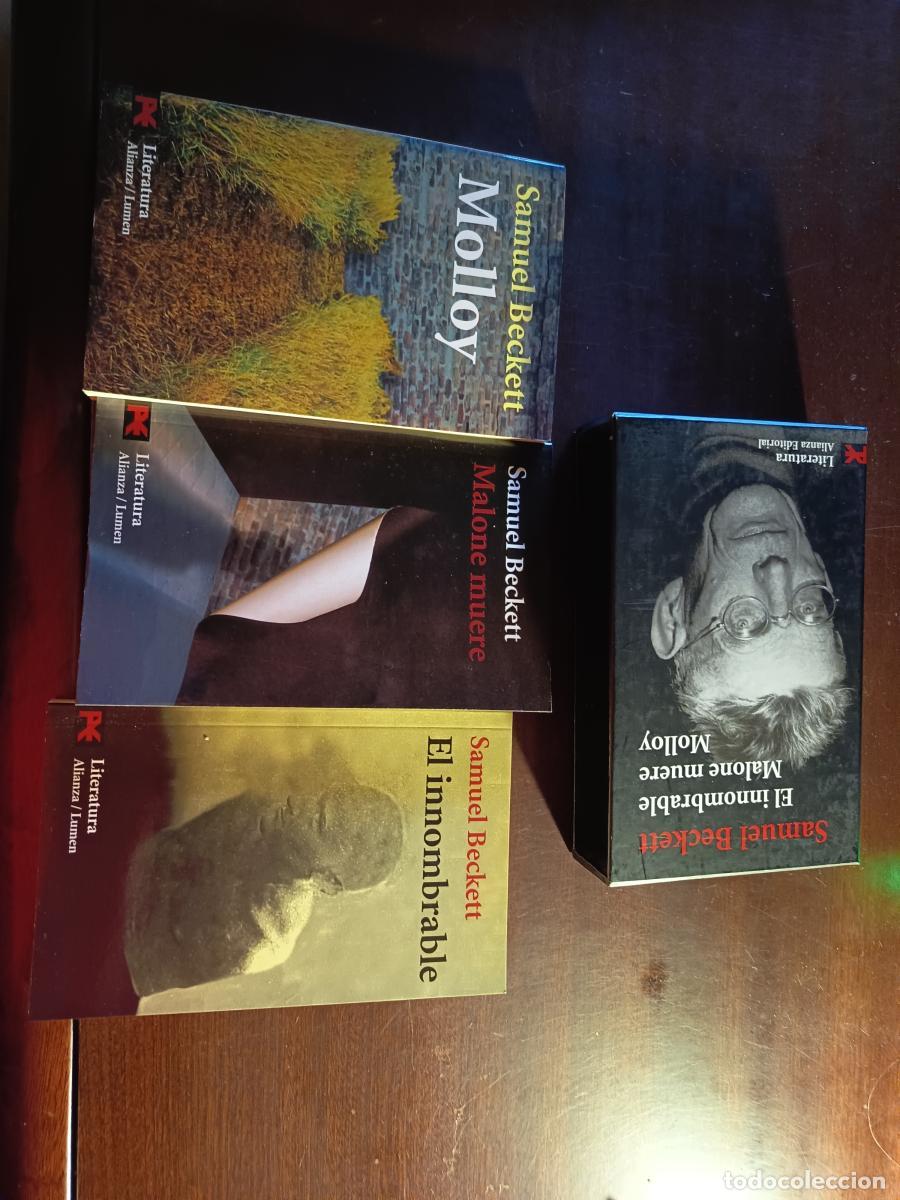 Libros: EL INNOMBRABLE, MALONE MUERE, MOLLOY trilog&iacute;a. tres libros en estuche - Samuel Beckett