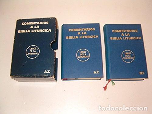 Libros: Comentarios a la Biblia lit&uacute;rgica Antiguo Testamento - SAN PABLO