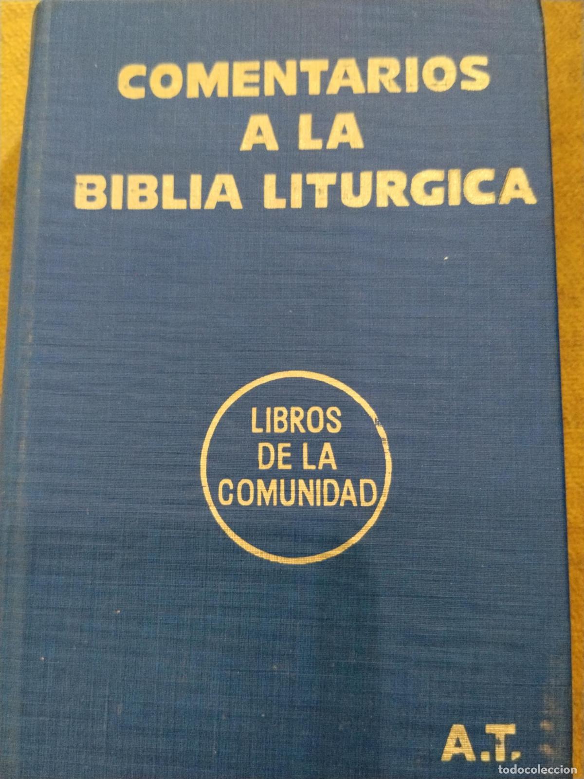 Libros: Comentarios a la Biblia lit&uacute;rgica Antiguo Testamento - SAN PABLO