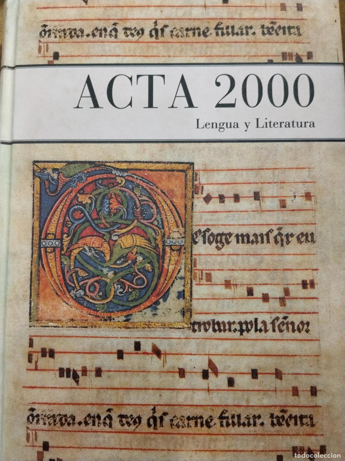 Libros: Acta 2000 lengua y literatura - RIALP