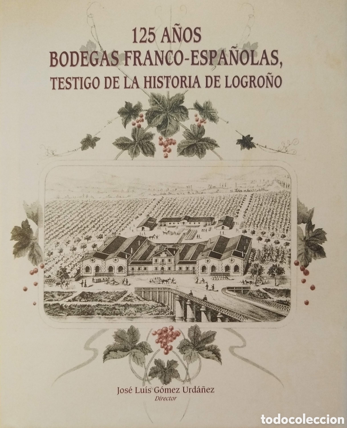 Libros: 125 a&ntilde;os.Bodegas Franco-Espa&ntilde;olas. Jos&eacute; Luis G&oacute;mez Urd&aacute;&ntilde;ez. 2015.