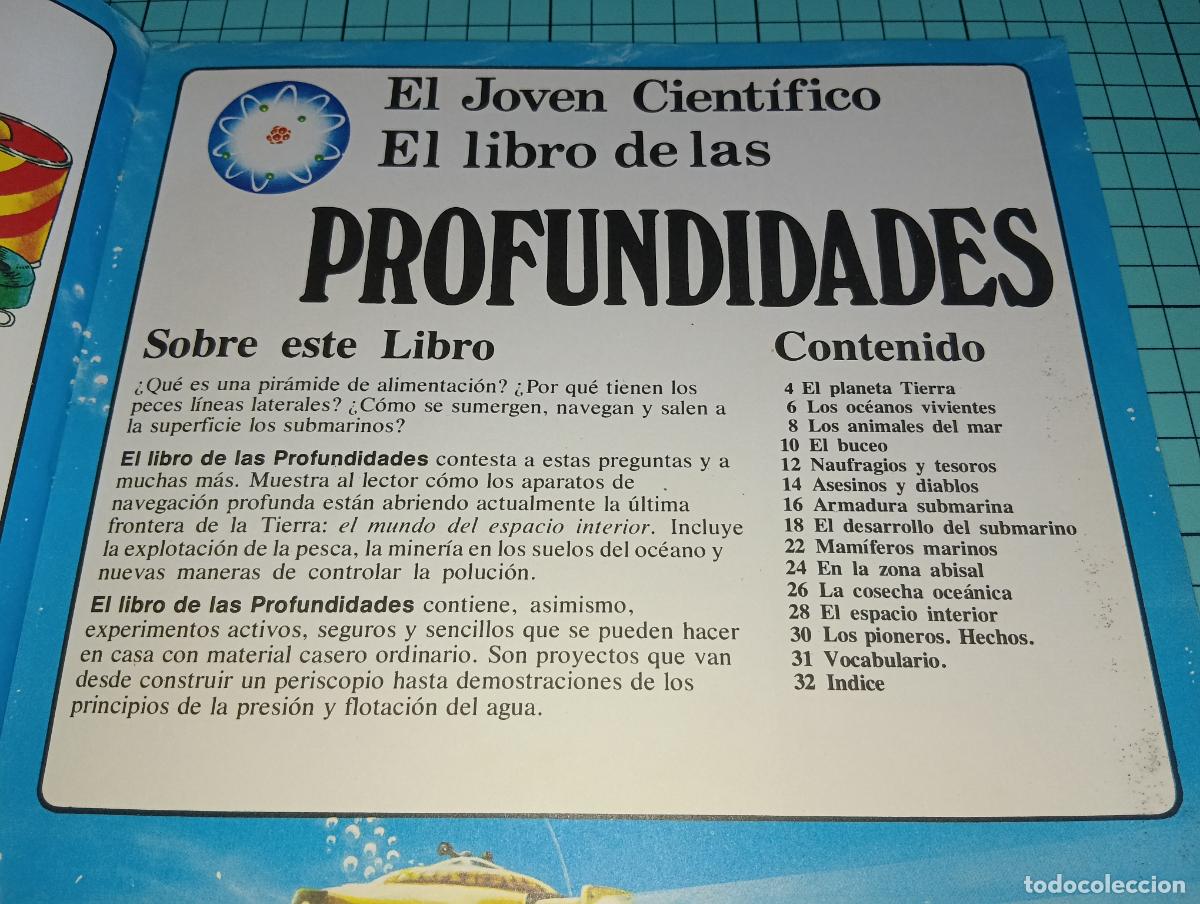 Libros: El libro de las profundidades, El joven cientifico ed. Plesa SM - Foto 5