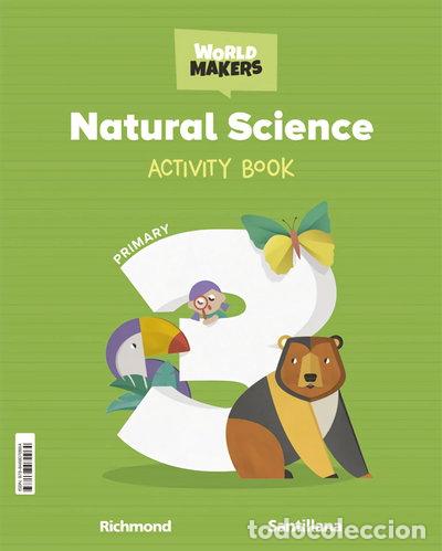 books: Natural Science 3 Primary Activity Book World Makers- 9788468070964