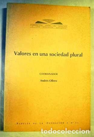 Libros: Valores en una sociedad plural- 9788489633926