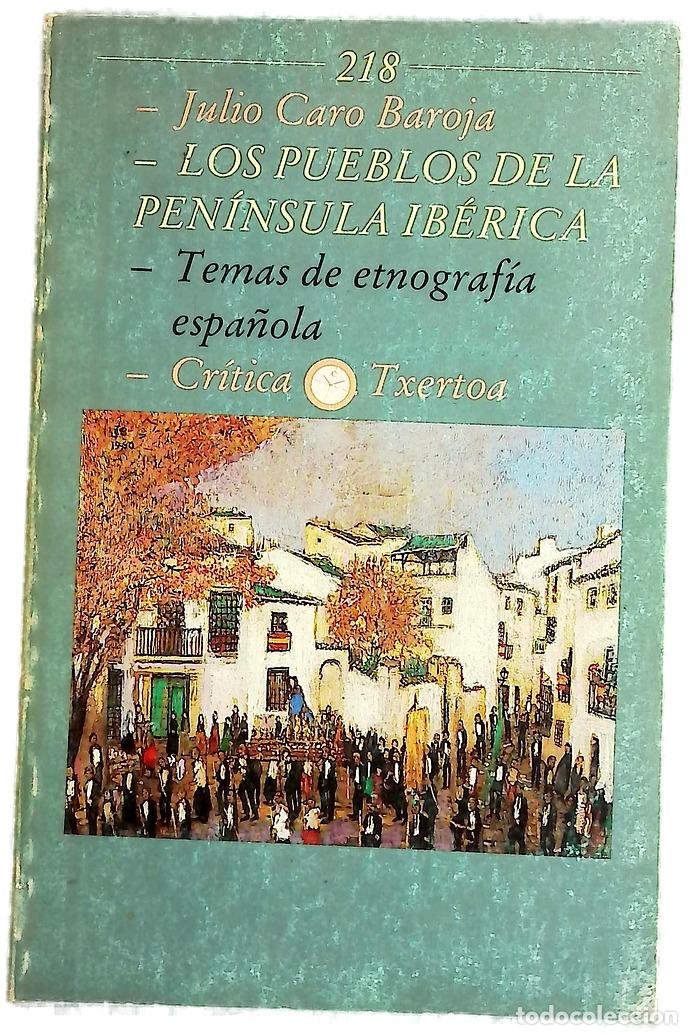 Libros: Los pueblos de la Pen&iacute;nsula Ib&eacute;rica temas de etnograf&iacute;a espa&ntilde;ola
