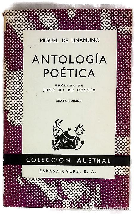 Libros: Antolog&iacute;a po&eacute;tica - de Unamuno, Miguel