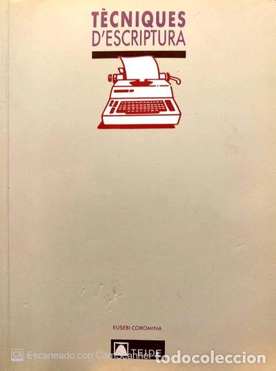 Livros em segunda m&atilde;o: T&egrave;cniques d'escriptura- 9788430732913