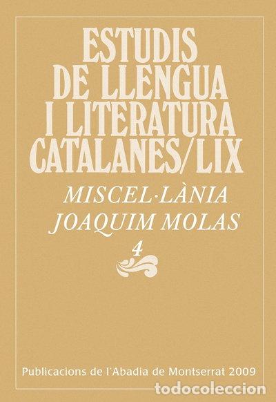 Livres: Miscel&middot;l&agrave;nia Joaquim Molas, 4- 9788498831979