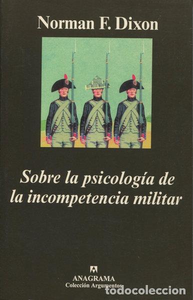 Libros: Sobre la psicolog&iacute;a de la incompetencia militar- 9788433900524