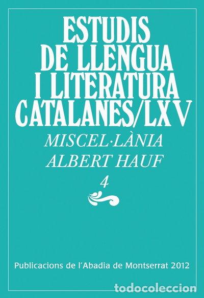 Libros: Miscel&middot;l&agrave;nia Albert Hauf, 4- 9788498835403