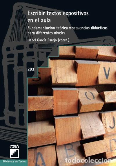 Libros: Escribir textos expositivos en el aula- 9788499803678