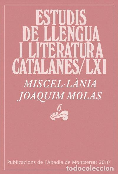 Libros: Miscel&middot;l&agrave;nia Joaquim Molas, 6- 9788498833133