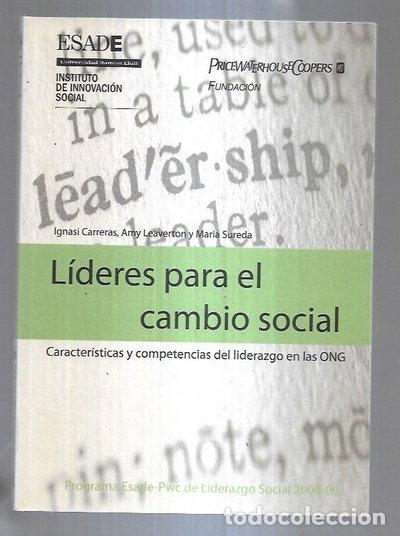 Livres: L&iacute;deres para el cambio social- 9788488971289