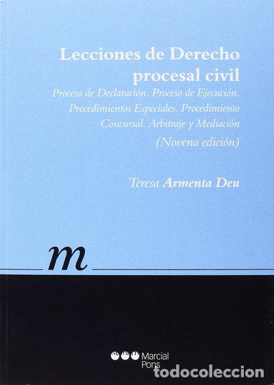 Libros: Lecciones de Derecho procesal civil- 9788491231509