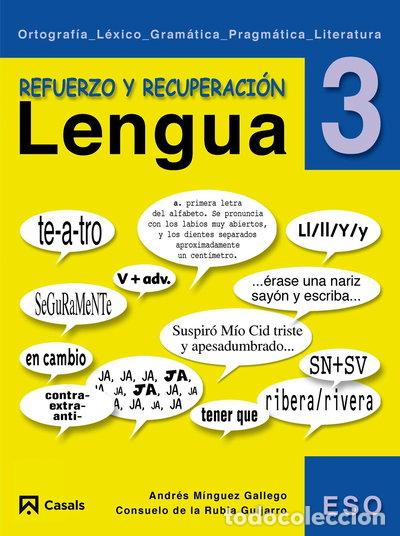 Libros: Refuerzo y recuperaci&oacute;n. Lengua 3- 9788421836637