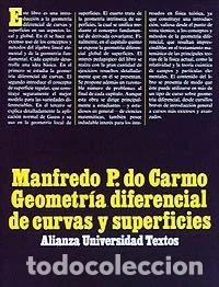 Libros: Geometr&iacute;a diferencial de curvas y superficies- 9788420681351