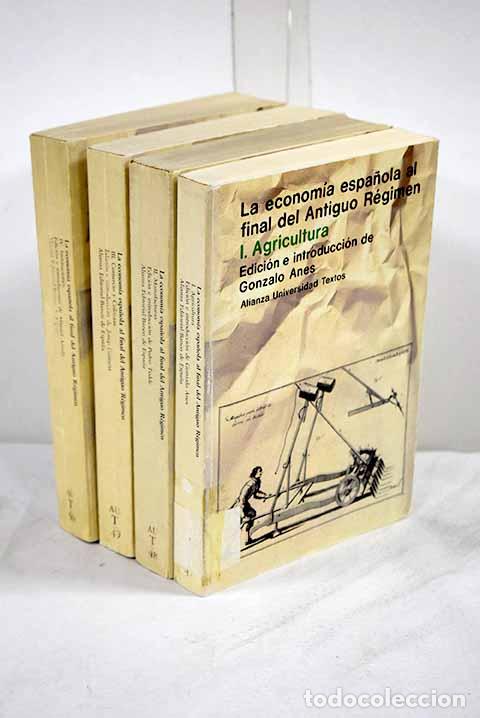 Libros: La econom&iacute;a espa&ntilde;ola al final del Antiguo R&eacute;gimen