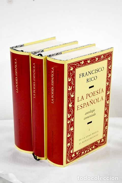 Libros: La poes&iacute;a espa&ntilde;ola: antolog&iacute;a comentada