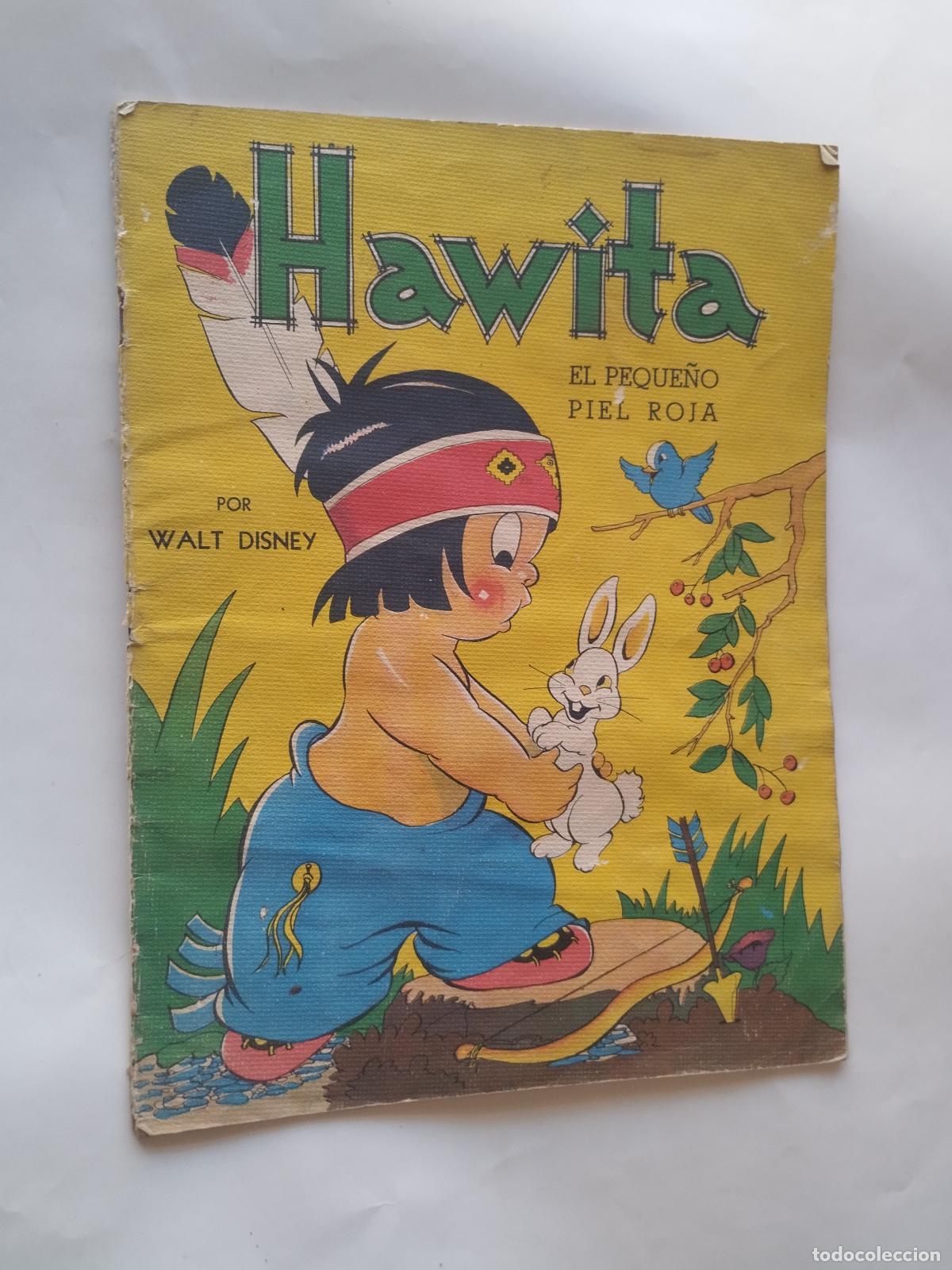 Livros em segunda m&atilde;o: HAWITA EL PEQUE&Ntilde;O PIEL ROJA - ED. HACHETTE A&Ntilde;OS 30. WALT DISNEY - WALT DISNEY HACHETTE
