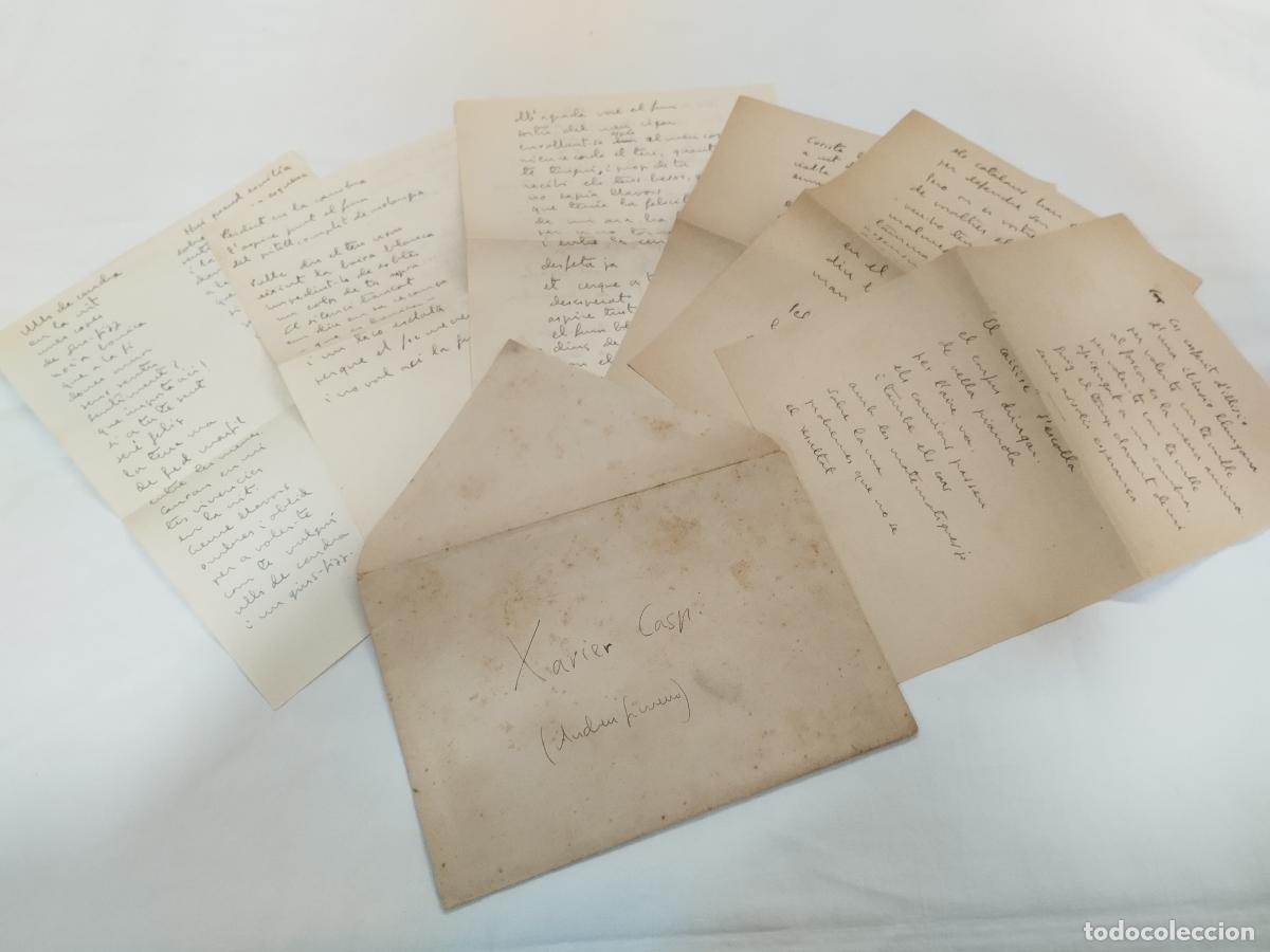 Livros em segunda m&atilde;o: ANDREU GIMENO A XAVIER CASP : LOTE MANUSCRITOS PO&Eacute;TICOS IN&Eacute;DITOS EN VALENCIANO - Sin autor