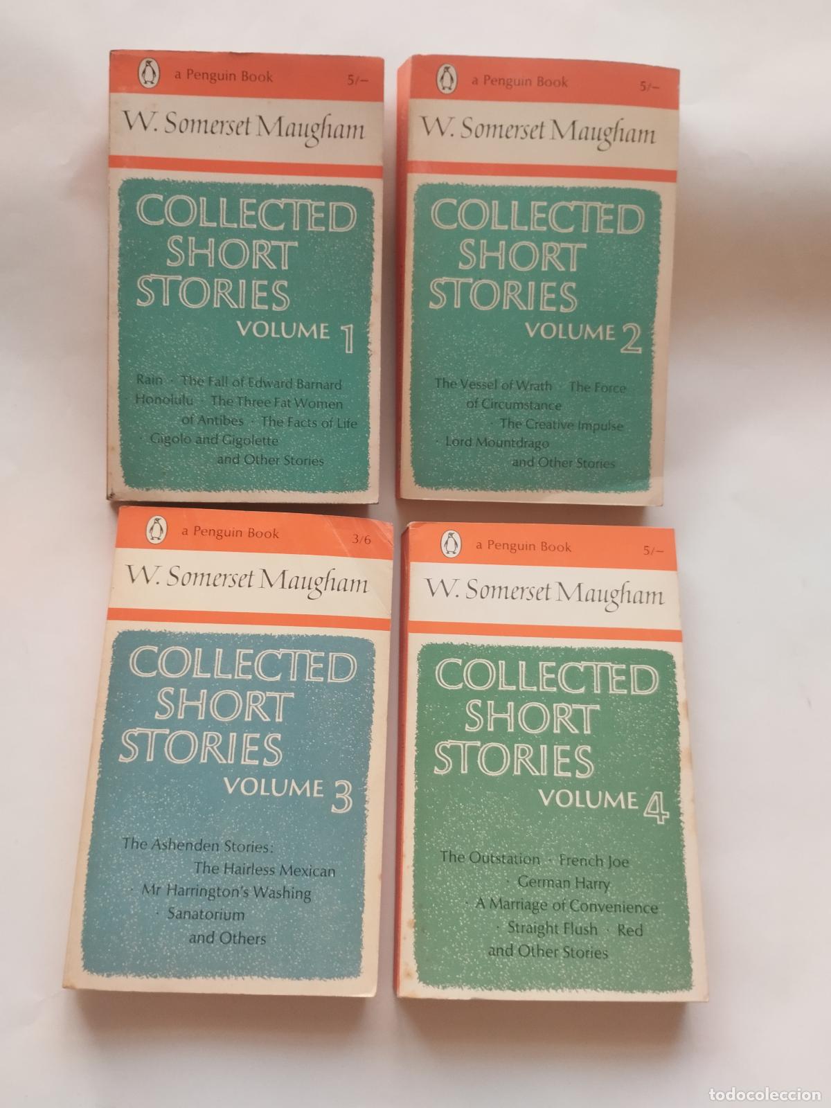 Livros em segunda m&atilde;o: COLLECTED SHORT STORIES (VOLUMES 1, 2, 3 & 4) - W. SOMERSET MAUGHAM - C. 1963 - 1969 - W. Somerset M