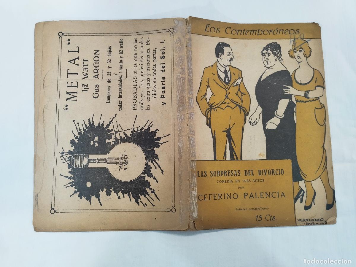 Libros: LOS CONTEMPOR&Aacute;NEOS N&ordm; 618 (1920) - LAS SORPRESAS DEL DIVORCIO - CEFERINO PALENCIA - CEFERINO PALENCI