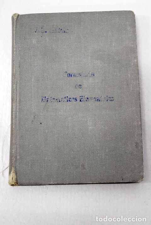 Livros em segunda m&atilde;o: Formulario de Matem&aacute;ticas elementales.- Mataix Plana, Jos&eacute; Luis