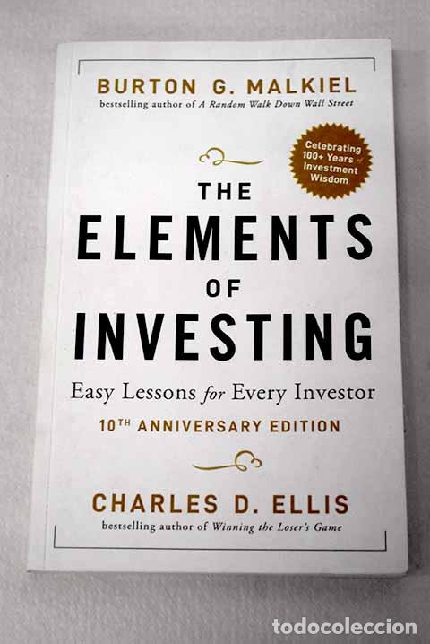 Livros em segunda m&atilde;o: The elements of investing.- MAlkiel, Burton G.