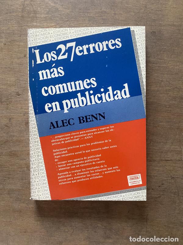 books: Los 27 errores mas comunes en publicidad - Benn Alec