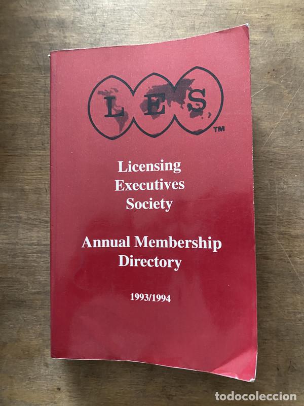 Libros: Licensing Executives Society Annual Membership Directory - -