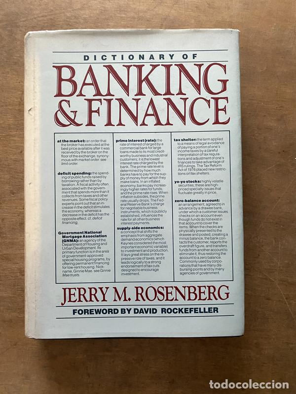 Livres: Dictionary of Banking & Finance - Rosenberg Jerry M.