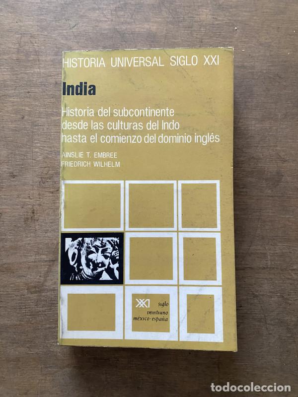 Livres: India - Embree Ainslie T. y Wilhelm Friedrich