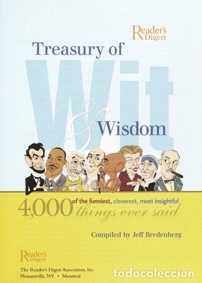 B&uuml;cher: Treasury of Wit & Wisdom- 9780762107339
