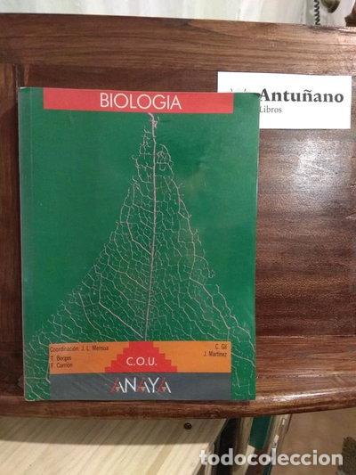 books: Biolog&iacute;a COU- 9788420732831
