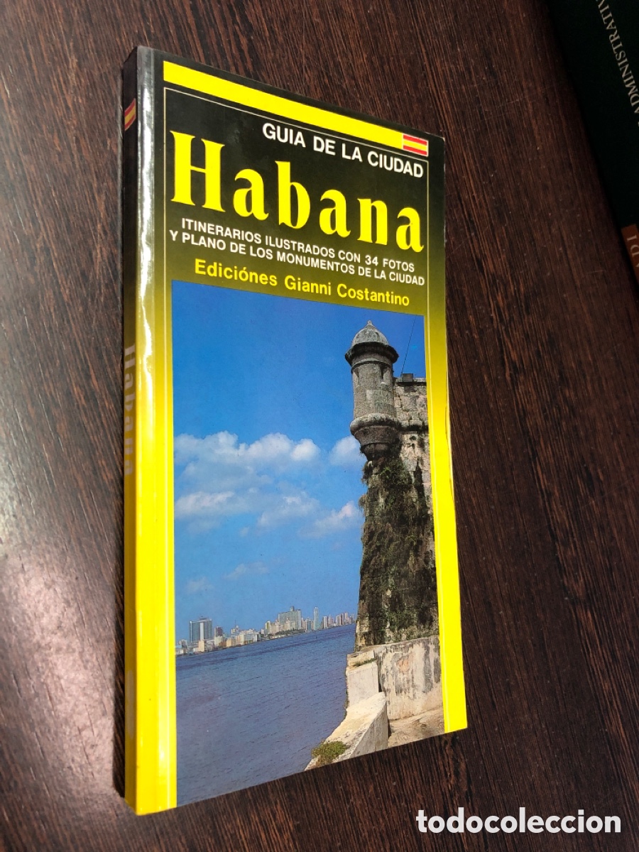 Livros em segunda m&atilde;o: GUIA DE LA CIUDAD HABANA ITINERARIOS ILUSTRADOS Y PLANO DE LOS MONUMENTOS EDICIONES GIANNI