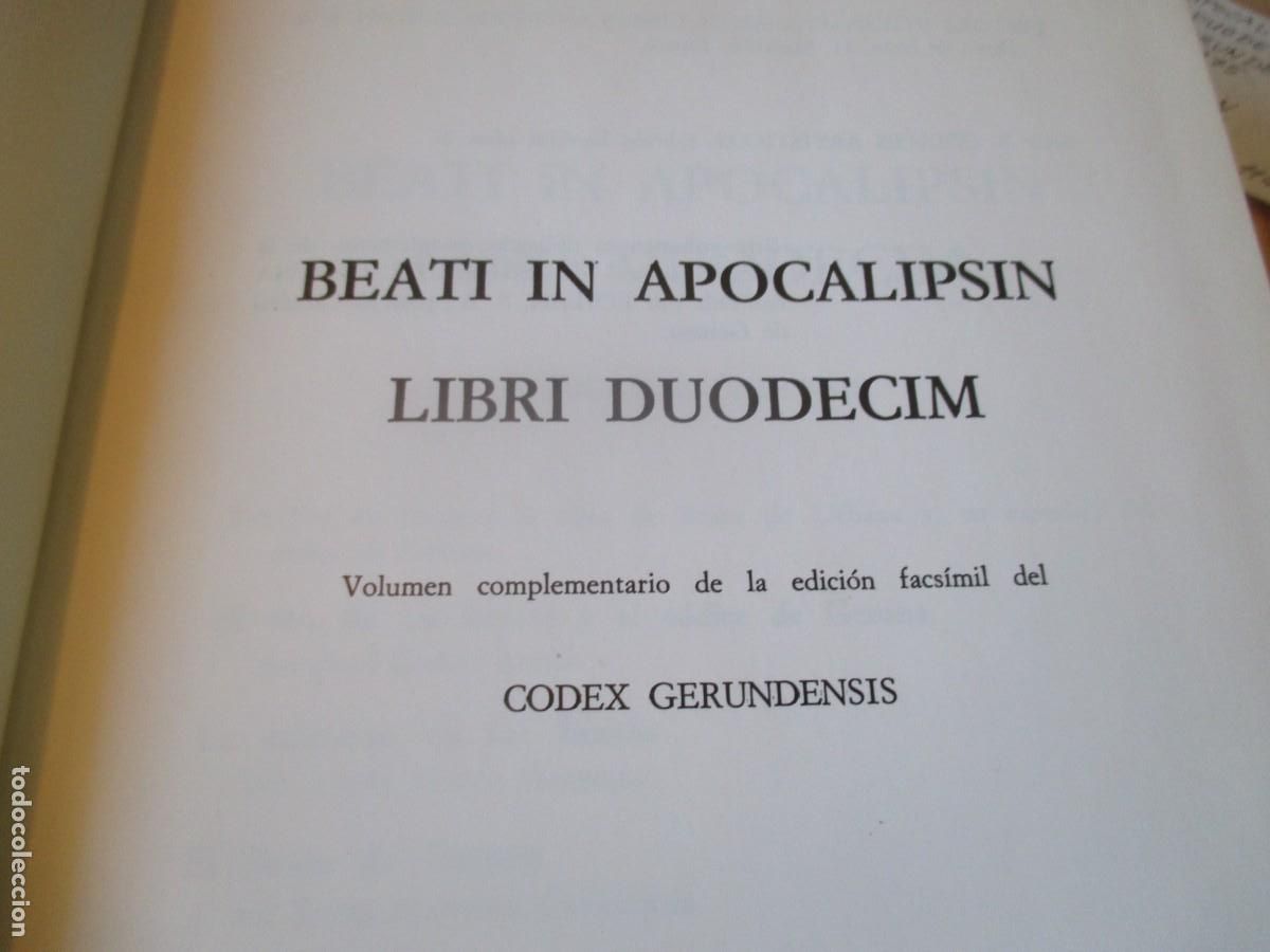 Libros: Beati in apocalipsin libri duodecim . Codex Gerundensis ( Estudio) W41495 - Foto 3