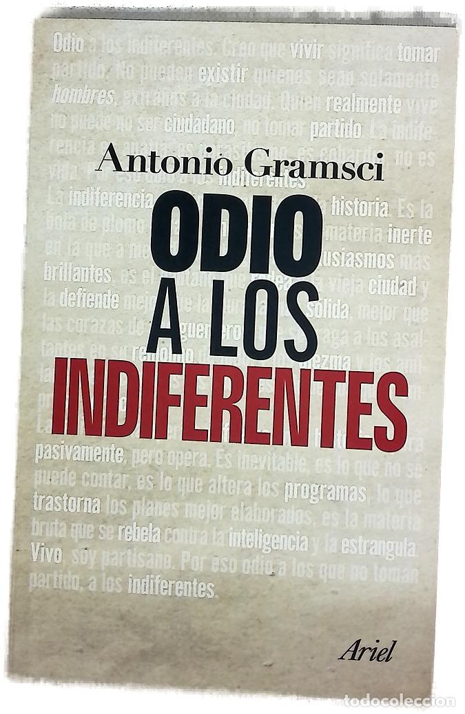 Libros: Odio a los indiferentes - Gramsci, Antonio