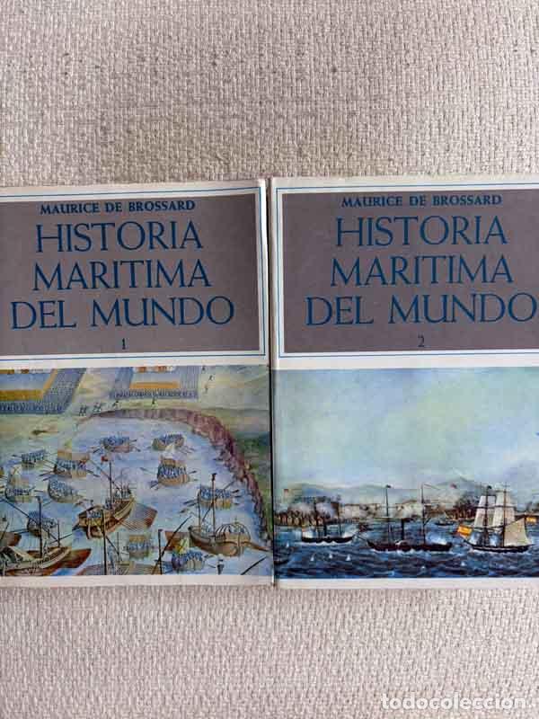 Libri di seconda mano: Historia mar&iacute;tima del mundo 1 y 2 - Maurice de Brossard