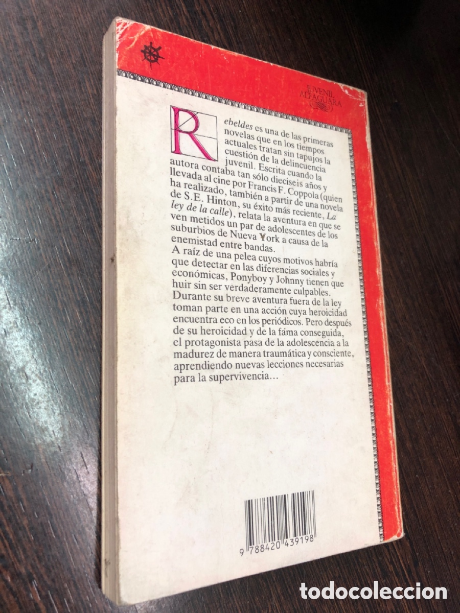 Libros: REBELDES S E HINTON ALFAGUARA - Foto 2